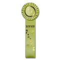 11" Stock Rosettes/Trophy Cup On Medallion - 7TH PLACE